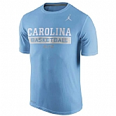 North Carolina Tar Heels Nike Basketball Practice Performance WEM T-Shirt - Carolina Blue,baseball caps,new era cap wholesale,wholesale hats